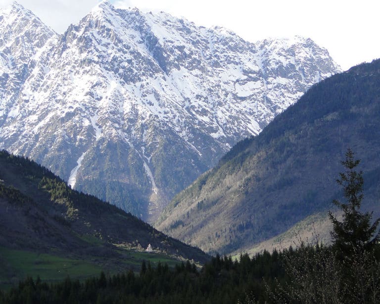 Berglandschaft in Georgien