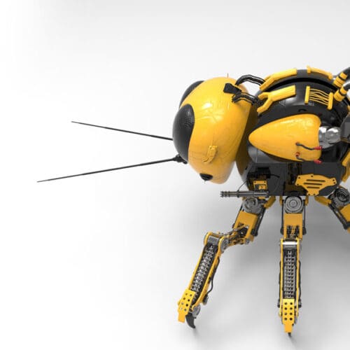 Zukunftsvision roboterbiene