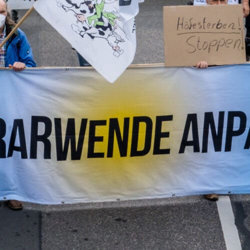 P Demo gegen die Agrarindustrie fordert Pestizid-Ausstieg