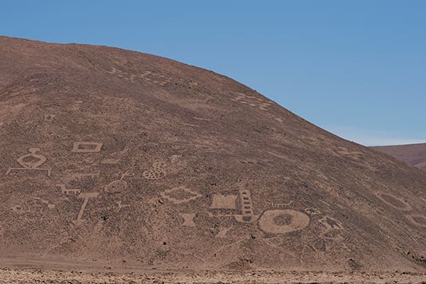 Petroglyphen von Cerro Pintados, Atacama, Region Tarapaca